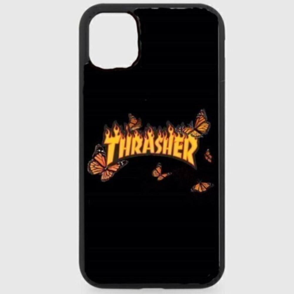 Thrasher Black Butterfly Phone Case